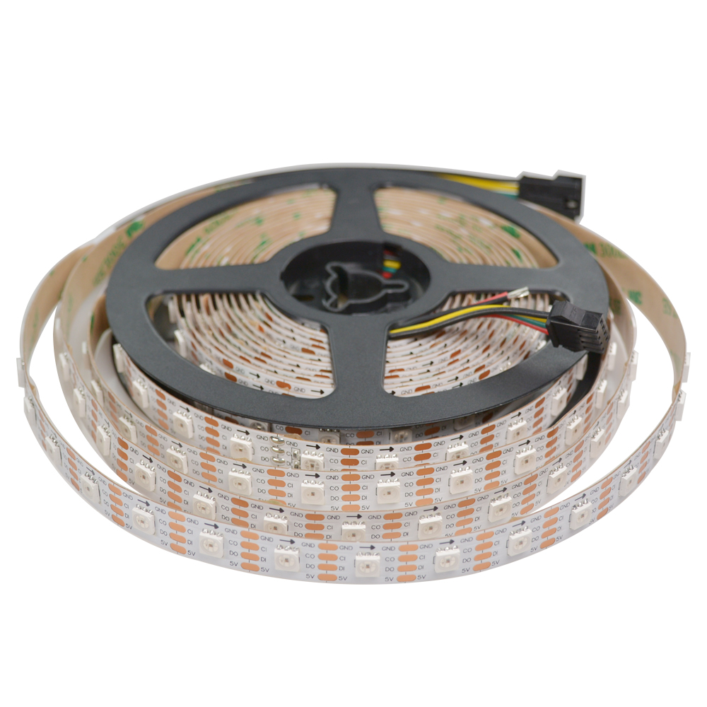HD108 IC Individually Addressable LED RGB Full Color Changing Digital Flexible DC5V LED Strip Lights HD108 IC Individually Addressable LED RGB Full Color Changing Digital Flexible DC5V LED Strip Lights